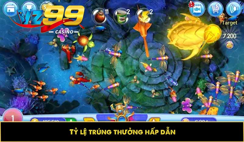 Tỷ lệ trúng thưởng hấp dẫn